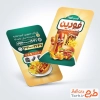 طرح کارت ویزیت خام فست فود با تصویرسازی هات داگ