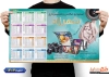 دانلود تقویم دیواری افقی آتلیه عکاسی و فیلم برداری شامل عکس نوزاد جهت چاپ تقویم آتلیه عکاسی 1403