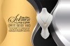 طرح خام کارت ویزیت جواهری شامل عکس انگشتر و گردنبند جهت چاپ کارت ویزیت طلا و جواهری
