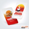 فایل لایه باز کارت ویزیت رستوران شامل عکس مرغ بریان