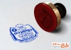 طرح آماده مهر رستوران شامل وکتور کلاه