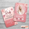 طرح خام کارت ویزیت عفاف و حجاب شامل عکس مدل حجاب جهت چاپ کارت ویزیت فروشگاه عفاف و حجاب
