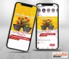 طرح اینستاگرام لایه باز روز عصای سفید شامل عکس عینک