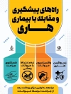 پوستر خام پیشگیری از بیماری هاری با متن راه های پیشگیری از هاری با قابلیت ویرایش و فرمت PSD
