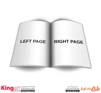 طرح لایه باز موکاپ مجله رایگان به صورت لایه باز با فرمت psd جهت پیش نمایش کتاب، مجله، دفترچه یادداشت