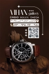 طرح کارت ویزیت گالری ساعت شامل عکس ساعت مچی