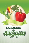کارت تبلیغاتی میوه و سبزی شامل وکتور سبزیجات جهت چاپ کارت ویزیت سبزیجات آماده طبخ