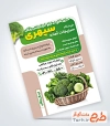 دانلود تراکت سبزی آماده شامل عکس سبد سبزی