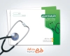 طرح لایه باز سرنسخه پزشک عمومی با عکس گوشی پزشکی