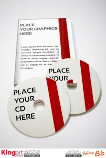 موکاپ لیبل CD و DVD رایگان با فرمت psd جهت پیش نمایش کاور و برچسب CD و DVD