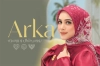 کارت ویزیت فروش شال و روسری شامل عکس مدل زن