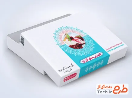 طرح خام جعبه شیرینی با عکس کیک طرح خام جعبه شیرینی با عکس کیک