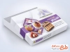 طرح آماده جعبه شیرینی با عکس کیک تولد