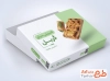 طرح آماده جعبه شیرینی جهت چاپ جعبه کیک و شیرینی