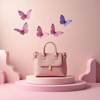 تصویر کیف دستی زنانه با کیفیت بالا عکس حرفه ای کیف و کفش