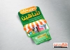 طرح برچسب سوپر مارکت شامل عکس مواد غذایی