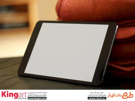 قالب موکاپ تبلت ipad به صورت لایه باز با فرمت psd جهت پیش نمایش صفحه iPad