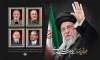 طرح بنر خام شهادت رهبری و همراهانشان  با عکس آیت الله خامنه ای، امیردریاسالار علی شمخانی، امیرسپهبد عبدالرحیم موسوی، سرلشکر پاکپور، سرلشکر نصیرزاده