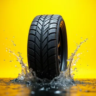 عکس حرفه ای لاستیک اتومبیل