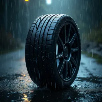 عکس حرفه ای لاستیک اتومبیل