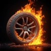 عکس حرفه ای لاستیک اتومبیل