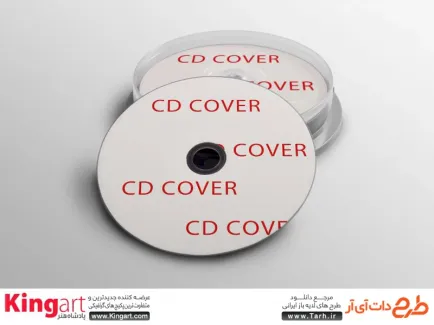 فایل لایه باز موکاپ لیبل CD و DVD به صورت لایه باز با فرمت psd جهت پیش نمایش کاور و برچسب CD و DVD