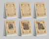 طرح تقویم رومیزی مدل شاهنامه جهت چاپ تقویم ایرانی 1403 رومیزی