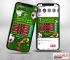 قالب پست نتایج بازی های جام قطر جهت استوری و پست اینستاگرامی نتایج ورزشی و پست اینستاگرام