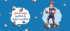 طرح لایه باز ماگ فوتبال شامل وکتور توپ فوتبال و پسر جهت چاپ حرارتی روی لیوان و ماگ هوادار فوتبال
