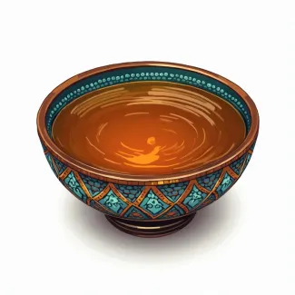 عکس استوک سرکه در ظرف سنتی هفت سین عکس حرفه ای سرکه هفت سین