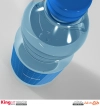 دانلود رایگان موکاپ بطری استوانه ای آب معدنی با فرمت psd جهت پیش نمایش بطری شیشه ای نوشیدنی
