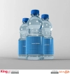 موکاپ رایگان بطری پلاستیکی آب معدنی با فرمت psd جهت پیش نمایش بطری شیشه ای نوشیدنی