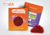طرح قالب پاکت زعفران شامل عکس زعفران